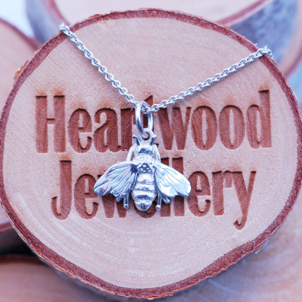 Silver Bee Pendant - Image 2