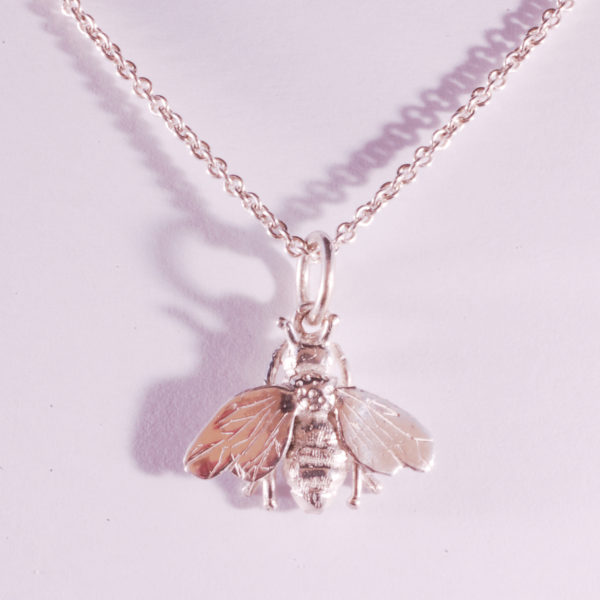 Silver Bee Pendant
