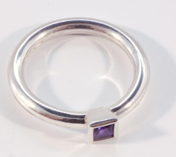 Amythest stacking ring - Image 4