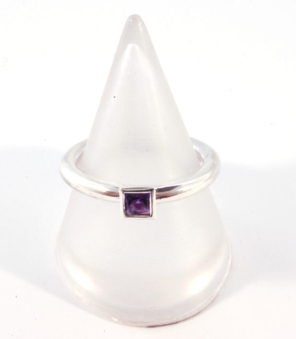 Amythest stacking ring